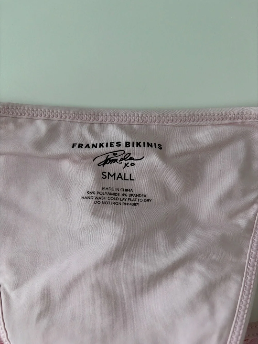 Frankie’s Bikinis Pamela Jacquard top and Zeus bottom